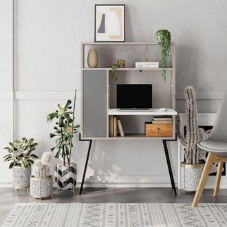 OEM Mueble Multiusos Tatti Moca Claro Antracita Blanco