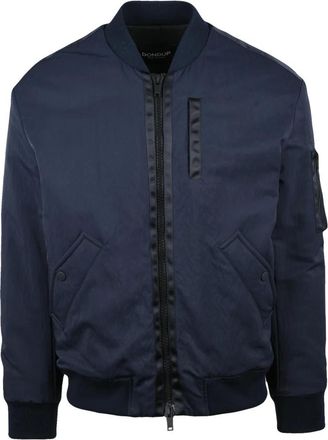 Dondup Jassen, Heren, Blauw, M, Bomber Regular Jacket