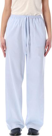 Loulou Studio Sero Cotton Poplin Straight Pants