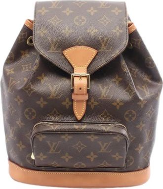 Louis Vuitton 2000 Monogram Montsouris MM backpack - Marrone