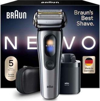 Braun Afeitadora El&eacute;ctrica De L&aacute;minas Braun Nevo15000c Para Hombre Plateada Impermeable 60 Min