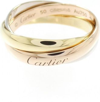Cartier Yellow Gold (18K) Pink Gold (18K) White Gold (18K) Band Ring (Pre-Owned)