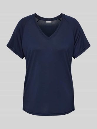 Fransa T-Shirt mit V-Ausschnitt Modell Joselyn in Marine, Größe S