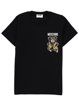 Moschino Teddy Playful Teddy Bear Graphic Cotton T-Shirt