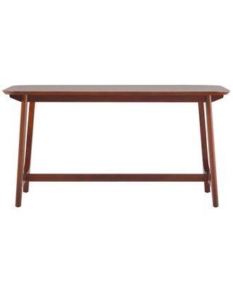 Walker Edison 60in Mid-Century Dining Table with Trestle Base