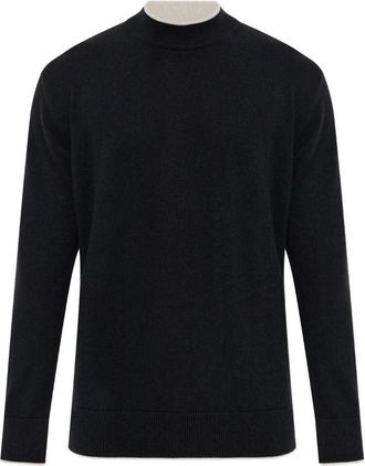 Eleventy Maglione a collo alto - Nero