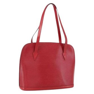 Louis Vuitton Pre-owned Handbags, female, Red, Size: ONE SIZE Pre-owned Lussac Shoulder Bag