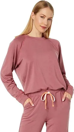 Sundry Sweatshirt Womens Honeysuckle Raglan Sleeve Crew Neck FROG193