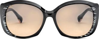 Etnia Barcelona Moorea Sun BK Womens Sunglasses Black Size 55