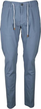 Eleventy Klassieke Chinos - Heren - Chinos - Blauw - W30 - Broeken