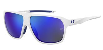 Under Armour UA DOMINATE WWK MATTE WHITE BLUE 62/12/130 UNISEX Sunglasses