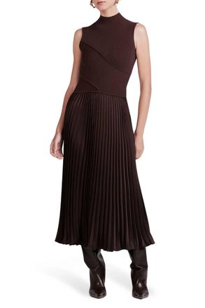 Derek Lam Sleeveless Dress In Brown