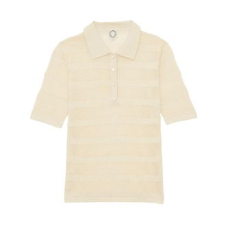 Ines De La Fressange Tops, Dames, Beige, XS, Linnen, Simon linnen top