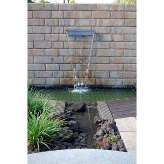 Ubbink L&aacute;mina De Agua Inox Niagara 60 Con Iluminaci&oacute;n Led Para Estanque De Jard&iacute;n - Ubbink