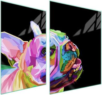 OEM Placa Protectora De Vidrio Para Estufa 70x52 Perro