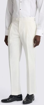 Moss Tailored Fit Off-White Trousers