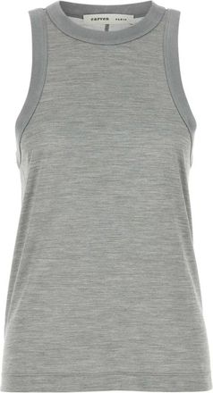 Carven Jt 225 T-Shirt/Top - Dames - Tops zonder mouwen - Grijs - XS - Tops