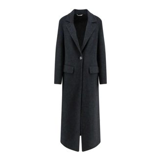 Hev&ograve; Mujer, Abrigos, Gris, Talla: S