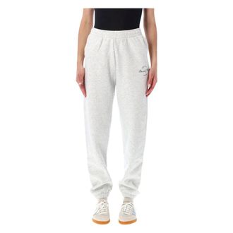 Sporty & Rich Sweatpants, female, Gray, Size: S Beverly Script Sweatpant