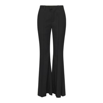 Balenciaga Flared Trousers - female - Balenciaga - Wide Trousers - Black - XS - Trousers