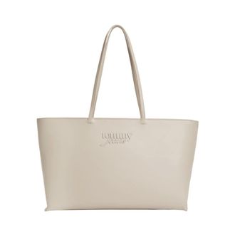Tommy Jeans Tote Bag - female - Tommy Jeans - Shopping Bags - Beige - ONE SIZE - Bags