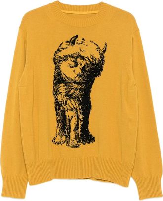 sacai Maglione girocollo Where The Wild Things Are - Giallo