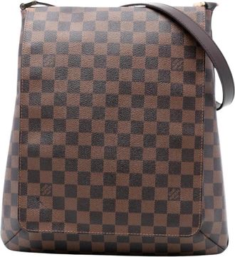Louis Vuitton Pre-owned Gestructurelde Schoudertas - Dames - Vintage Schoudertas - Bruin - ONE Size - Vintage