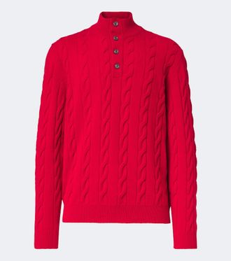 Kiton Pullover in cashmere a trecce