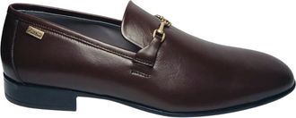 Pollini Schoenen, Heren, Bruin, 44 EU, Leer, Mocassins