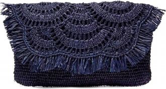 Mar Y Sol Womens Giselle Clutch Bag In Navy