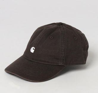 Carhartt Work in Progress Cappello da baseball in cotone con logo ricamato e cinturino posteriore regolabile