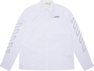 Off-white Bookish Diagemb Shirt Long Sleeves