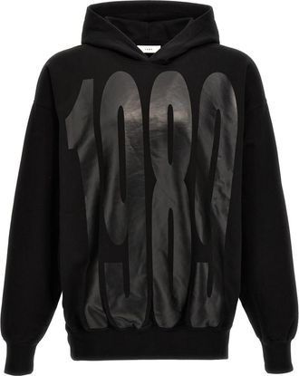1989 STUDIO Black 1989 Faded Logo Hoodie