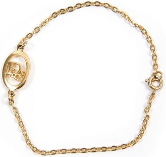 Dior 1990s CD chain bracelet - women - Metal (Other) - One Size - Gold
