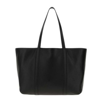 Jil Sander Foro Tote - Heren - Tassen - Zwart - Maat: ONE Size Wol