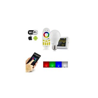 Trade Shop Trade Shop Traesio - Trade Shop - L&aacute;mpara Led Wifi Luz Blanca Rgb Multicolor E27 Control Remoto Rf M&oacute;dulo Para Smartphone