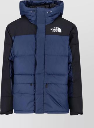 The North Face hooded long sleeve color block jacket