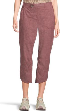 Royal Robbins Hempline Capris Womens Capri Wild Rhubarb : 6 R, Cotton/Hemp/Polyester