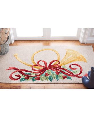 Safavieh Vintage Posters Tinsel Trumpet Hand Tufted Wool Rug