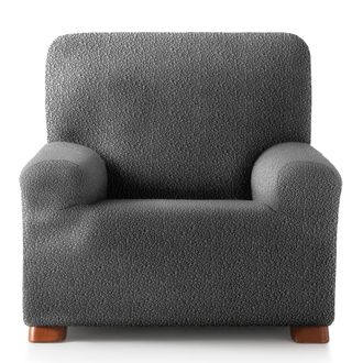 Eysa Funda de sill&oacute;n el&aacute;stica gris oscuro 80 - 130 cm