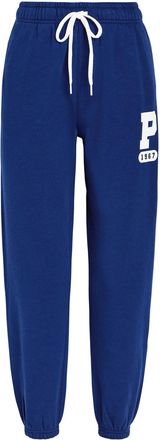 Polo Ralph Lauren Logo-print Cotton-blend Cropped Sweatpants - Dark Purple - S (UK8-10 / S)