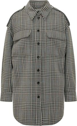 Stella McCartney Overhemden, Dames, Veelkleurig, S, Geruite Overshirt