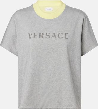 Versace Reversible cotton jersey T-shirt