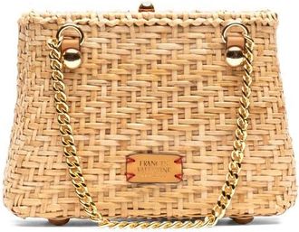 Frances Valentine Butterscotch Wicker Basket Shoulder Bag in Toast at Nordstrom