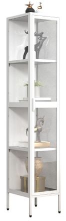 VCM Vetrina In Vetro In Acciaio Floka Xl 160x30x35 - Vcm