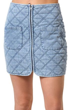 Walnut Melbourne Virgo Skirt in Denim at Nordstrom, Size 8