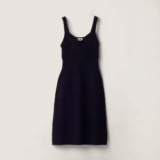 Miu Miu Wool knit tank dress