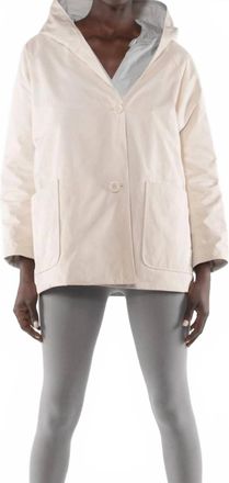 OOF Wear Memory Nylon Reversible Jacket In Cream/grey
