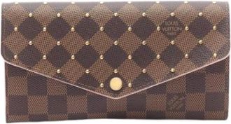 Louis Vuitton Pre-owned Wallets, female, Brown, Size: ONE SIZE Pre-owned Canvas Wallet