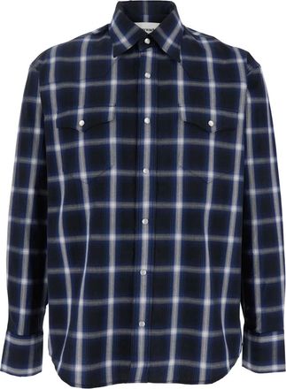 Tony Cohen Camicia a quadri - Blu